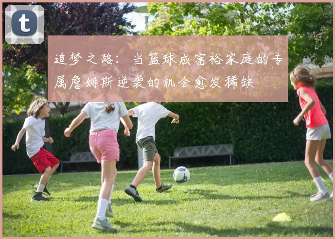 追梦之路：当篮球成富裕家庭的专属詹姆斯逆袭的机会愈发稀缺