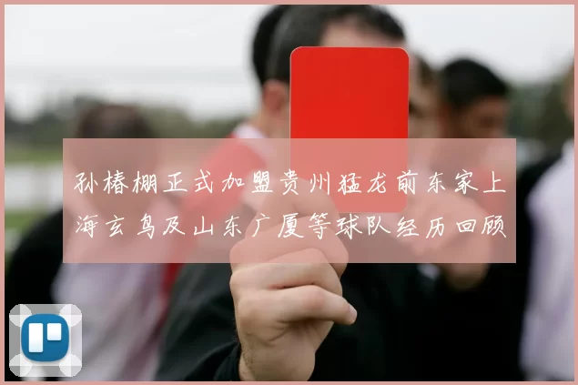 孙椿棚正式加盟贵州猛龙前东家上海玄鸟及山东广厦等球队经历回顾